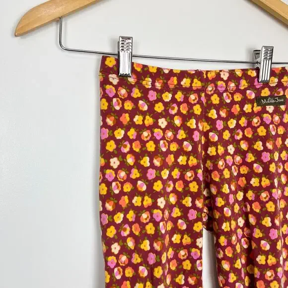 Matilda Jane Floral Striped Pattern Magician Ruffle Benny’s Leggings Size Girl 8 - Picture 2 of 7